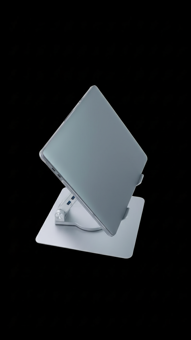 Ergonomic Laptop Stand with 360 Rotation