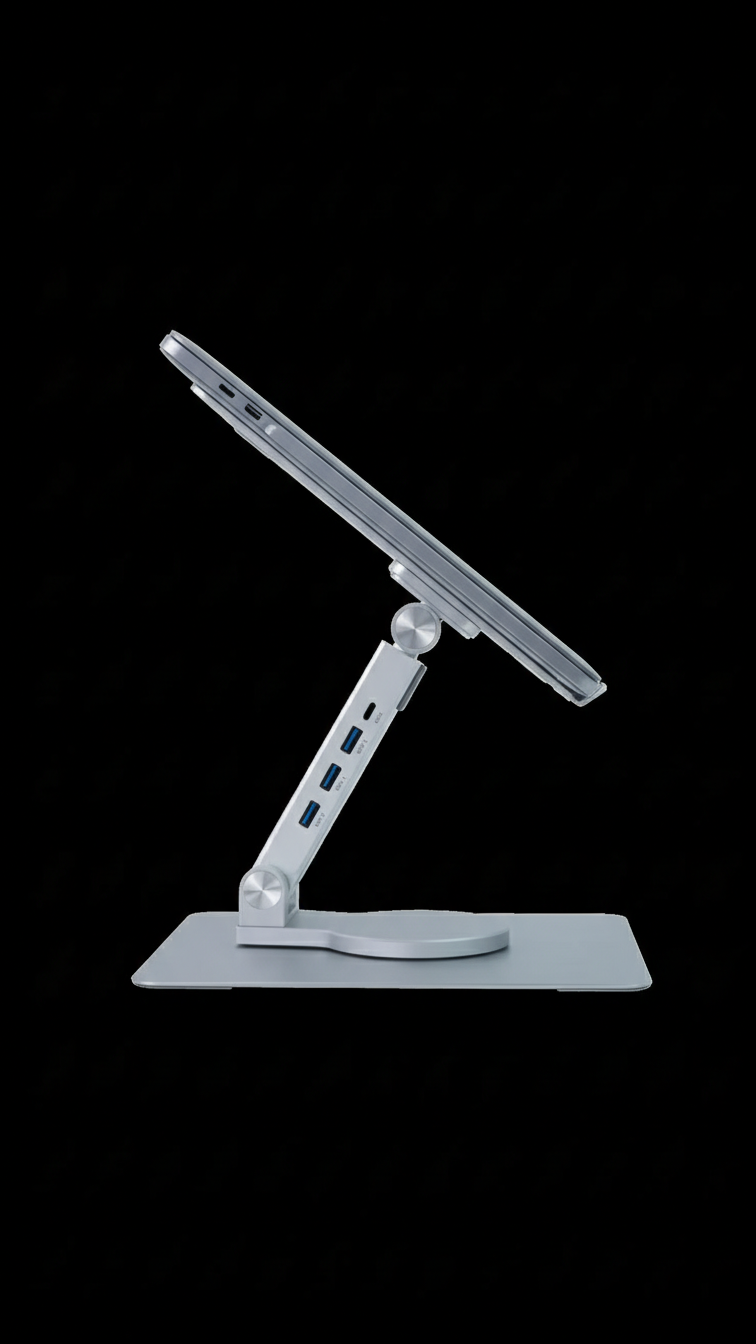 Ergonomic Laptop Stand with 360 Rotation