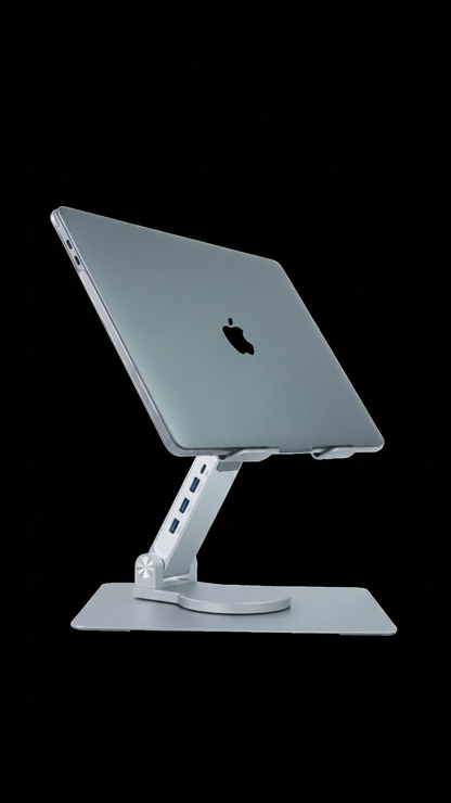 Ergonomic Laptop Stand with 360 Rotation